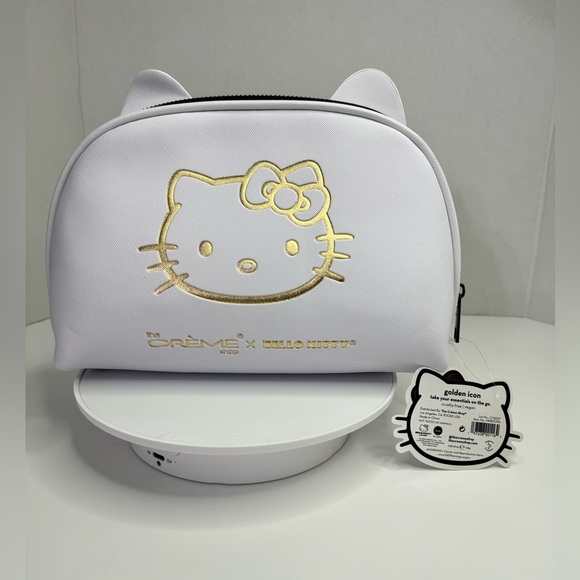 Hello Kitty Holiday Makeup Pouch - Golden Icon - Picture 3 of 11